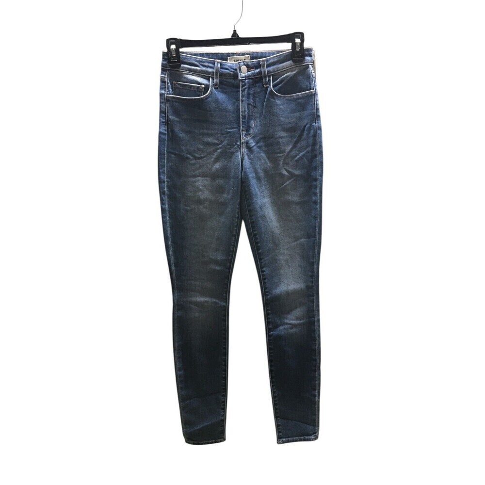 L'Agence Jeans Women's Size 25 Blue Lakewood Marguerite Skinny Cotton Blend